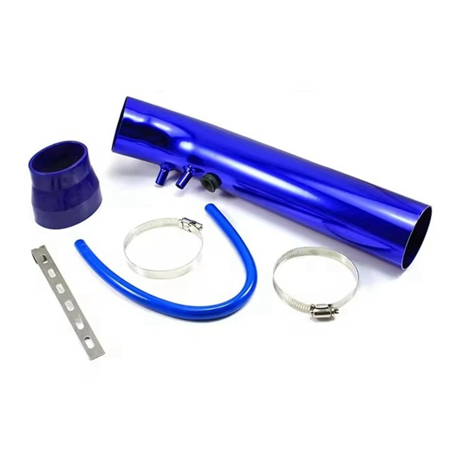 Auto Ansaugrohr Universal 3 Zoll Auto Luftansaugrohr Änderung Kit Aluminium Legierung 76Mm Ansaugkanal Rohr Lufteinlassschlauch(Blau) von PaCsci
