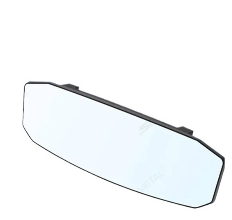 Auto Rückspiegel Großer Auto-Rückspiegel, 30 Cm Weitwinkel-Sicht, Aufsteckbarer Rückspiegel, Universeller, Stabiler Innenspiegel Aus HD-Glas Autoinnenspiegel(Size S) von PaCsci
