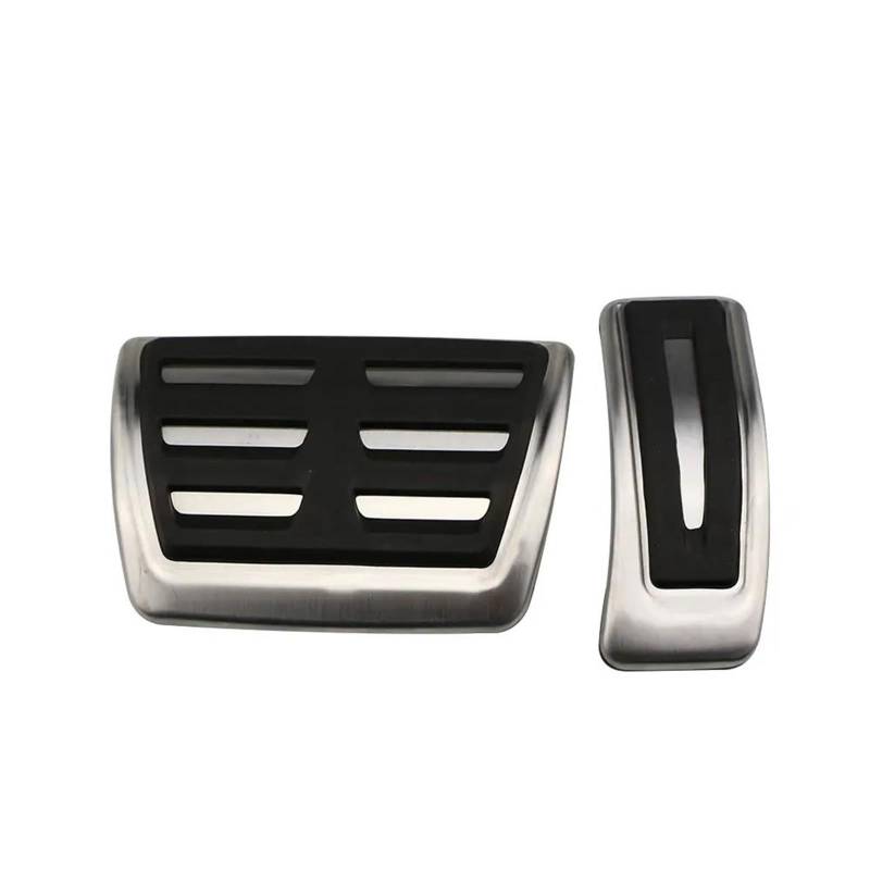 Bremspedal Gas Kraftstoff Fußstütze Pedale Für A1 Für A4 Für A6 Für Q5 8X GB B6 B8 C6 C7 C8 8R 80A Gaspedal Bremse Kein Bohren Pedal Abdeckung Pads Autobremspedal(Farbe:at) von PaCsci
