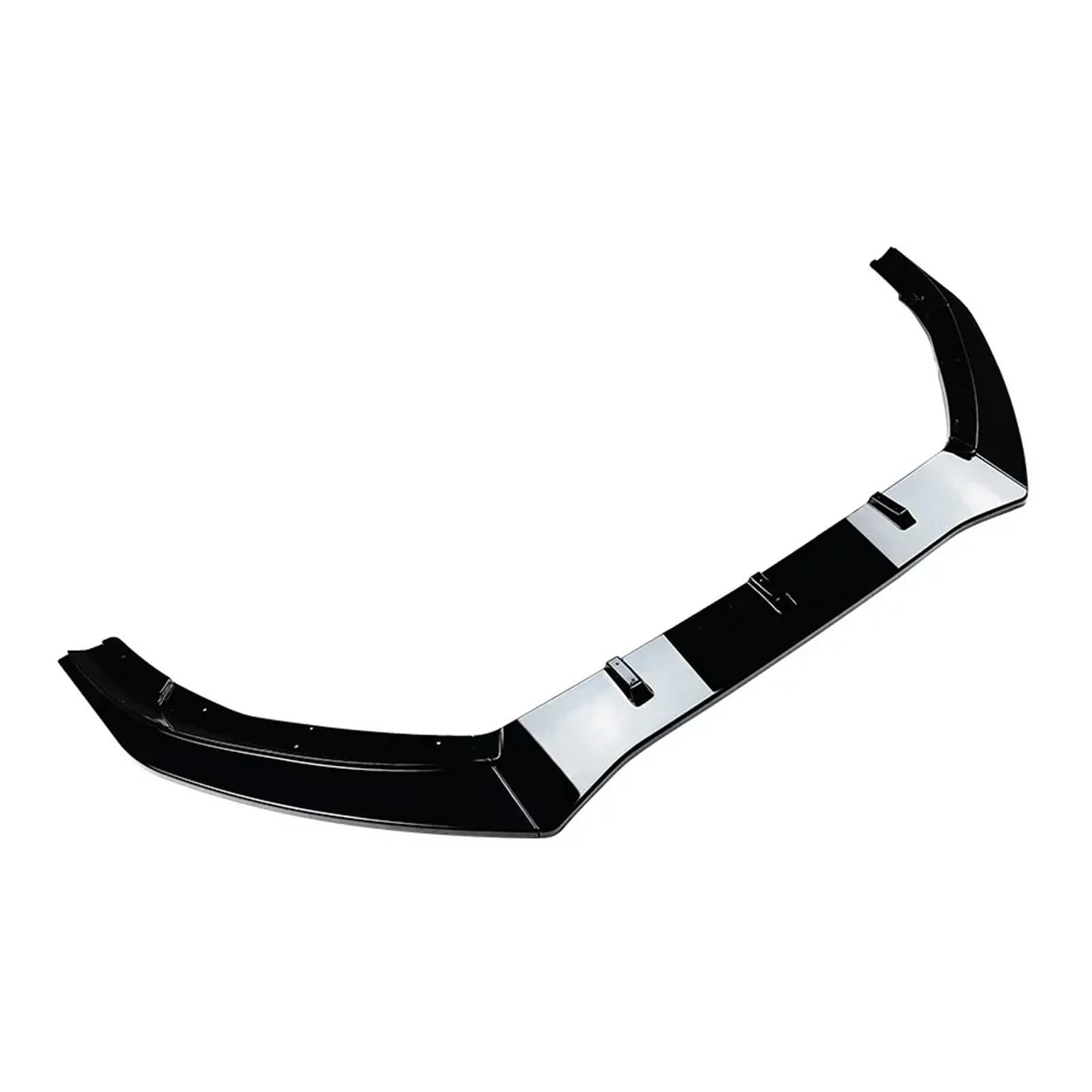 Front Spoiler Lippe Für Ford Für Focus Für RS Für MK3 2015-2018 Frontschürze Lip Spoiler Kinn Körper Kit Schutz Außen Diffusor Auto Frontlippe Spoiler(Gloss Black) von PaCsci