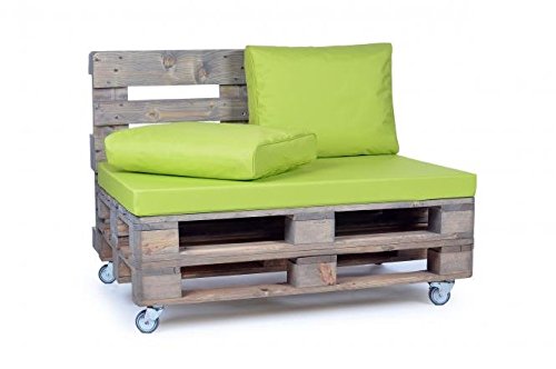 Palettenkissen, Gartenmöbel Auflagen, Sitzbankauflage, Matratzenauflagen auch m. Rückenlehne bzw. Dekokissen in Nylon, kiwi, wasserabweisend und strapazierfähig Palettenkissen, Gartenmöbel Auflagen, Sitzbankauflage, Matratzenauflagen auch m. Rückenlehne bzw. Dekokissen in Nylon, kiwi, wasserabweisend und strapazierfähig von PadsForAll
