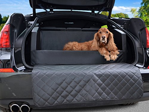 Travelmat PLUS Kofferraum Hundebett fürs Auto STANDARD Kunstleder Schwarz 110 x 90cm Travelmat PLUS Kofferraum Hundebett fürs Auto STANDARD Kunstleder Schwarz 110 x 90cm von PadsForAll