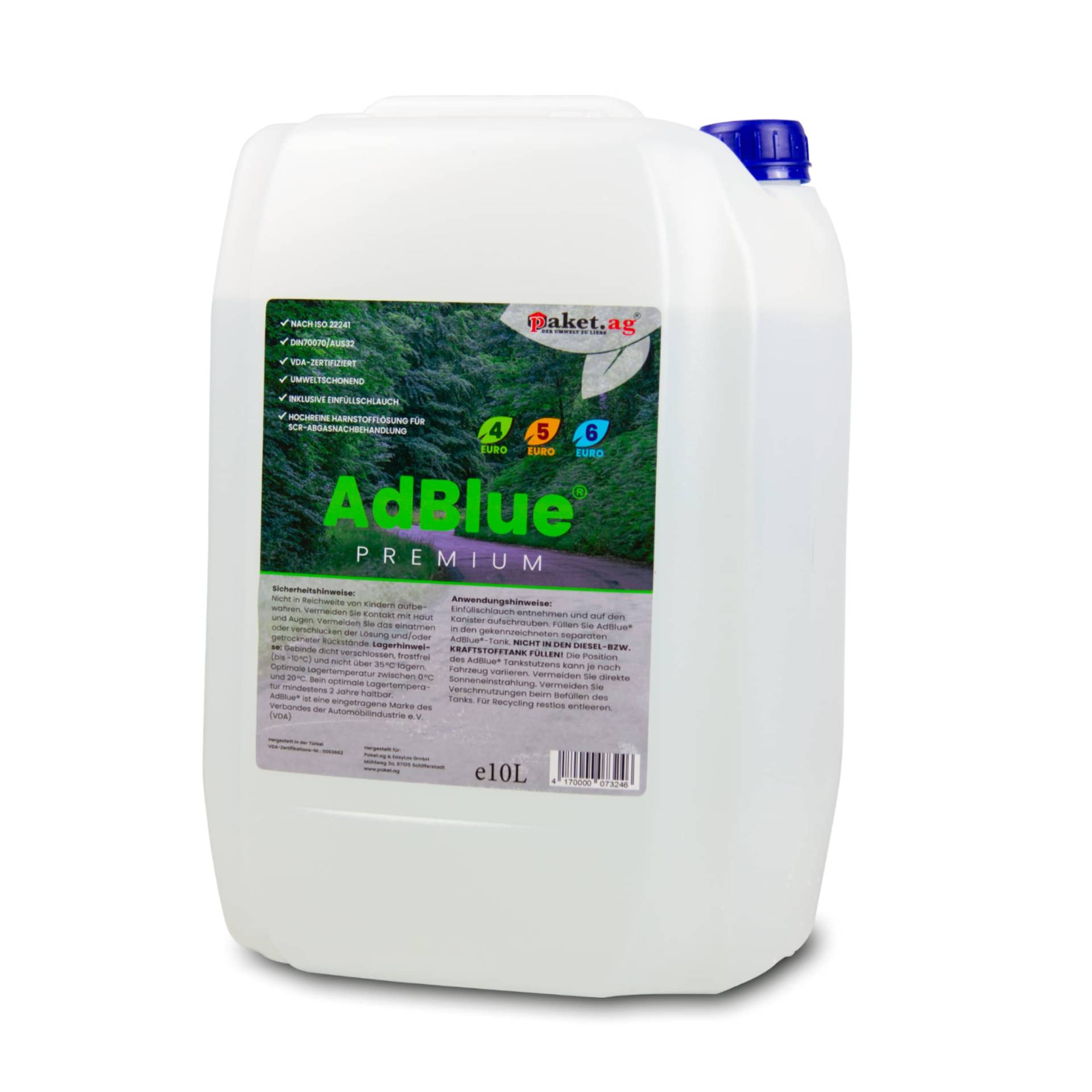 Paket AG AdBlue® 10 Liter. von Paket AG