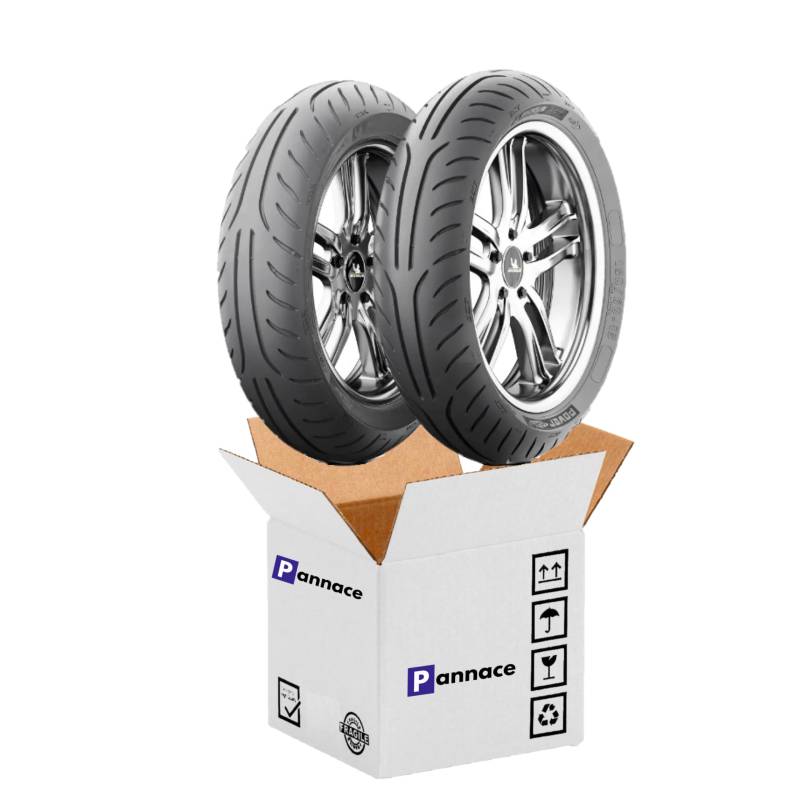 Reifen Paar hinten + vorne 150/70-13 M/C 64S mit 120/70-15 M/C 56S REINF POWER PURE SC von Pannace