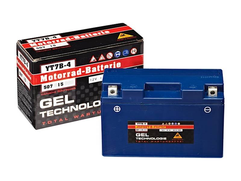 Panther GEL Batterie 12V 6Ah 80A YT7-B4 Motorradbatterie DIN 50715 Quad GT7-B4 von PGONA