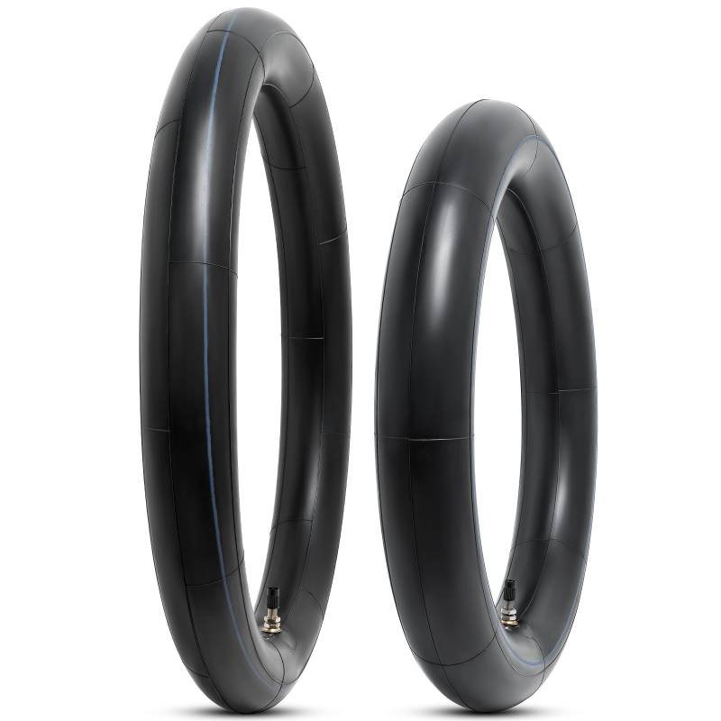 1PCS Schlauch 2.50/2.75-17 und 1PCS 3.00-14 90/100-14 Schlauch, Butylkautschuk Verdicktes Innenschläuche kompatibel 2.50-17 2.75-17 3.0-14 Motorrad/Dirt-/Pit-Bike Vorder-/Hinterrad| TR4 Ventil von PaoWin