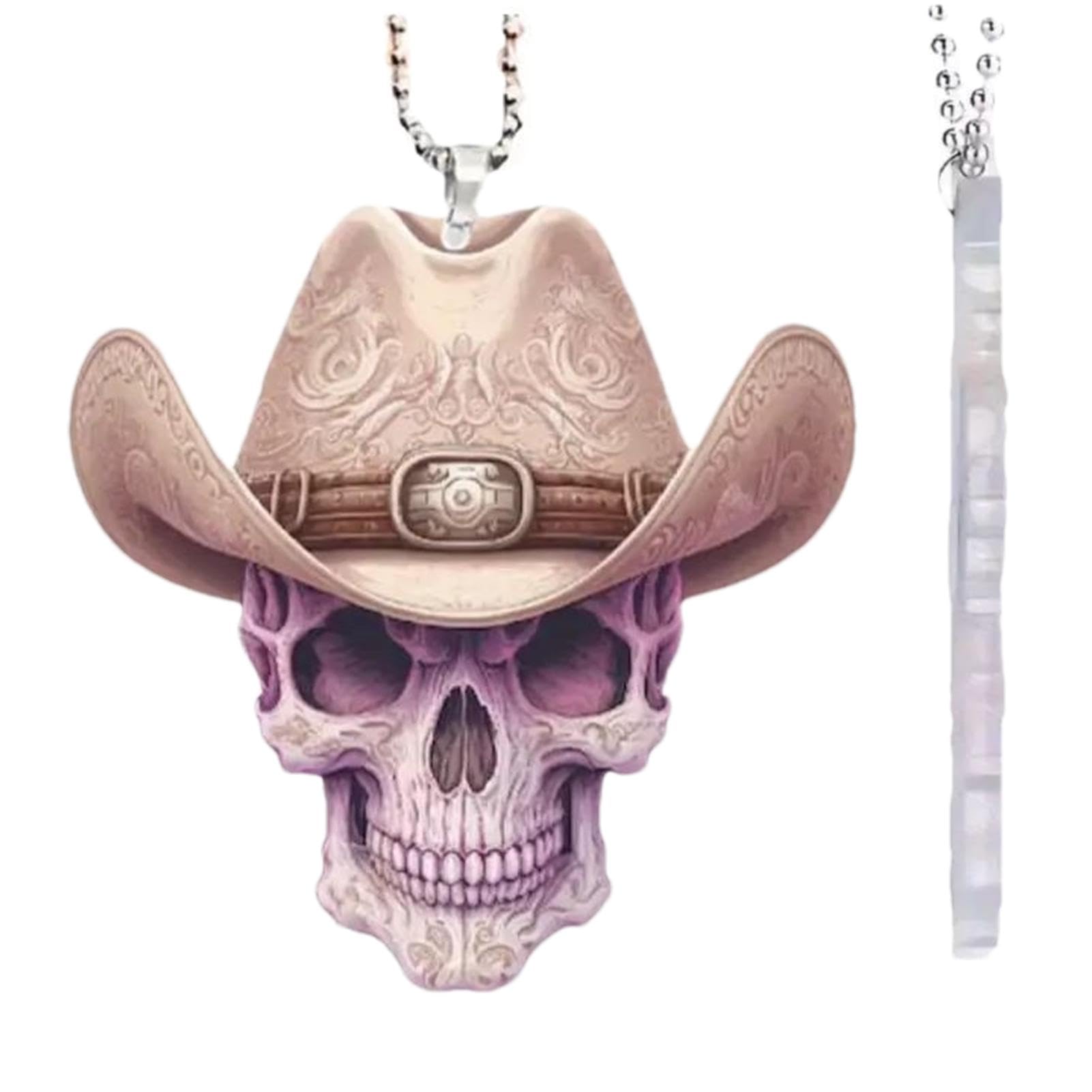 Paodduk Skelett-Auto-Ornament, Totenkopf-Anhänger für Auto, Zubehör für Rückspiegel, Cooles 2D-Acryl-Autoornament, hängendes Autozubehör für den Rückspiegel, lustiger Autoanhänger Paodduk Skelett-Auto-Ornament, Totenkopf-Anhänger für Auto, Zubehör für Rückspiegel, Cooles 2D-Acryl-Autoornament, hängendes Autozubehör für den Rückspiegel, lustiger Autoanhänger von Paodduk