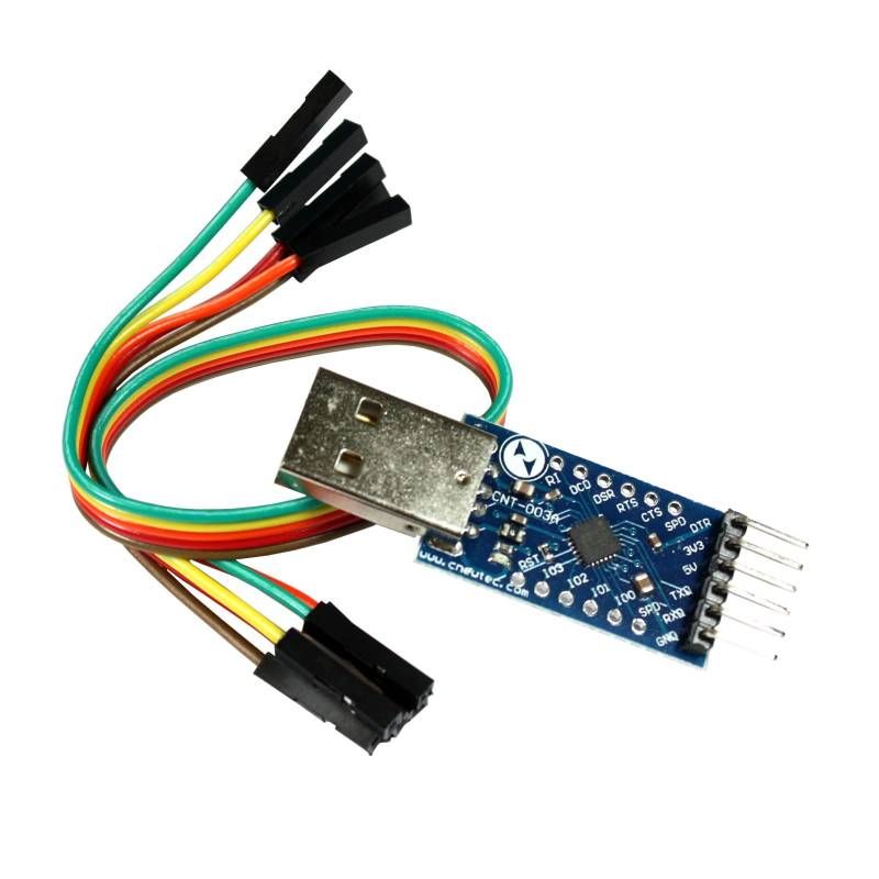 Paradisetronic.com USB-UART-Wandler CP2104, Serielle Schnittstelle/TTL zu USB, 3.3V/5V USB Serial Converter für Linux, macOS, Win7, Win8, Win10 (Adapter) von Paradisetronic.com