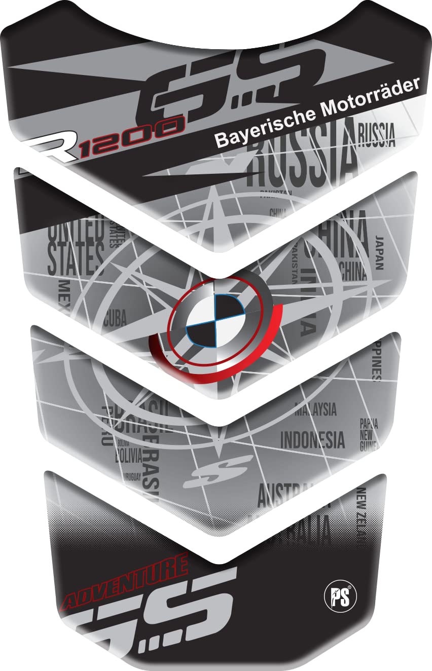 Tankpad aus Kunstharz, 3D-Effekt, kompatibel mit Motorrädern BMW R1200GS R 1200 R-1200-GS BMW-R1200GS GS Adventure ADV GS-Adv v4 Tankpad aus Kunstharz, 3D-Effekt, kompatibel mit Motorrädern BMW R1200GS R 1200 R-1200-GS BMW-R1200GS GS Adventure ADV GS-Adv v4 von Paraserbatoio.it