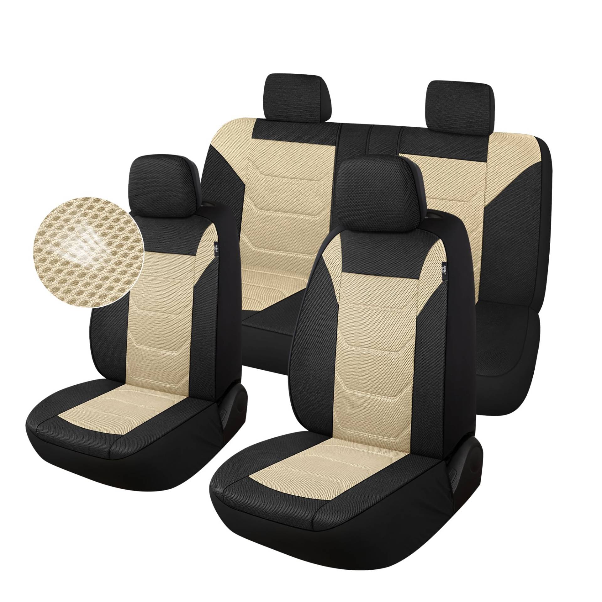 Pariiaotin 3D Air Mesh Autositzbezug Komplettset 504 Pariiaotin 3D Air Mesh Autositzbezug Komplettset 504 von Pariiaotin