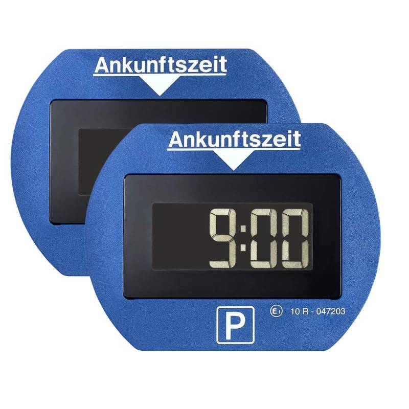 2x Park Lite elektronische Parkscheibe digitale Parkuhr blau mit offizieller Zulassung - 2 Stück Set von Park Lite