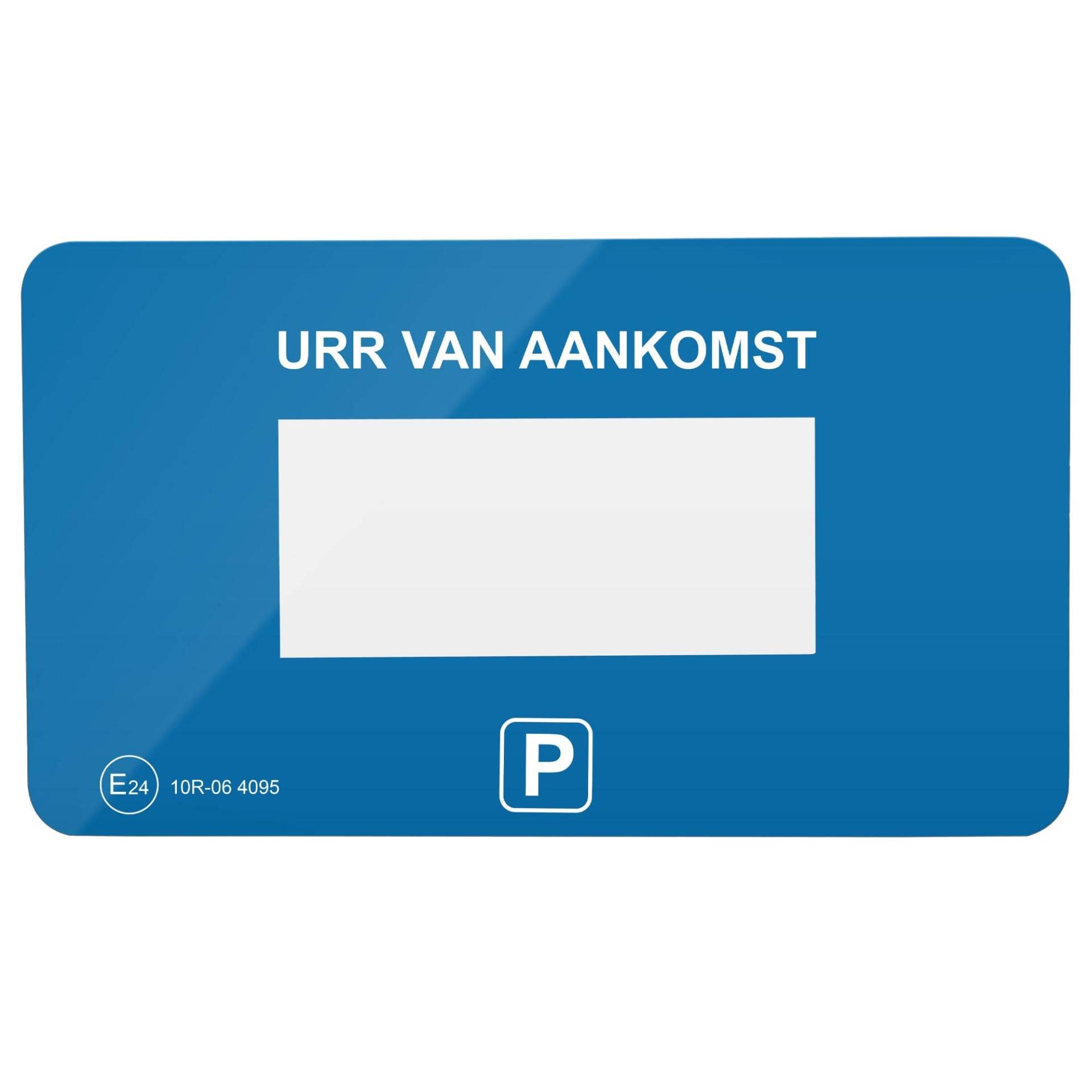 Parkwächter V1 Klebepads mit Parkscheiben-Folie für die elektronische Parkscheibe, 2 Stück, niederländisch, blau von Parkwächter