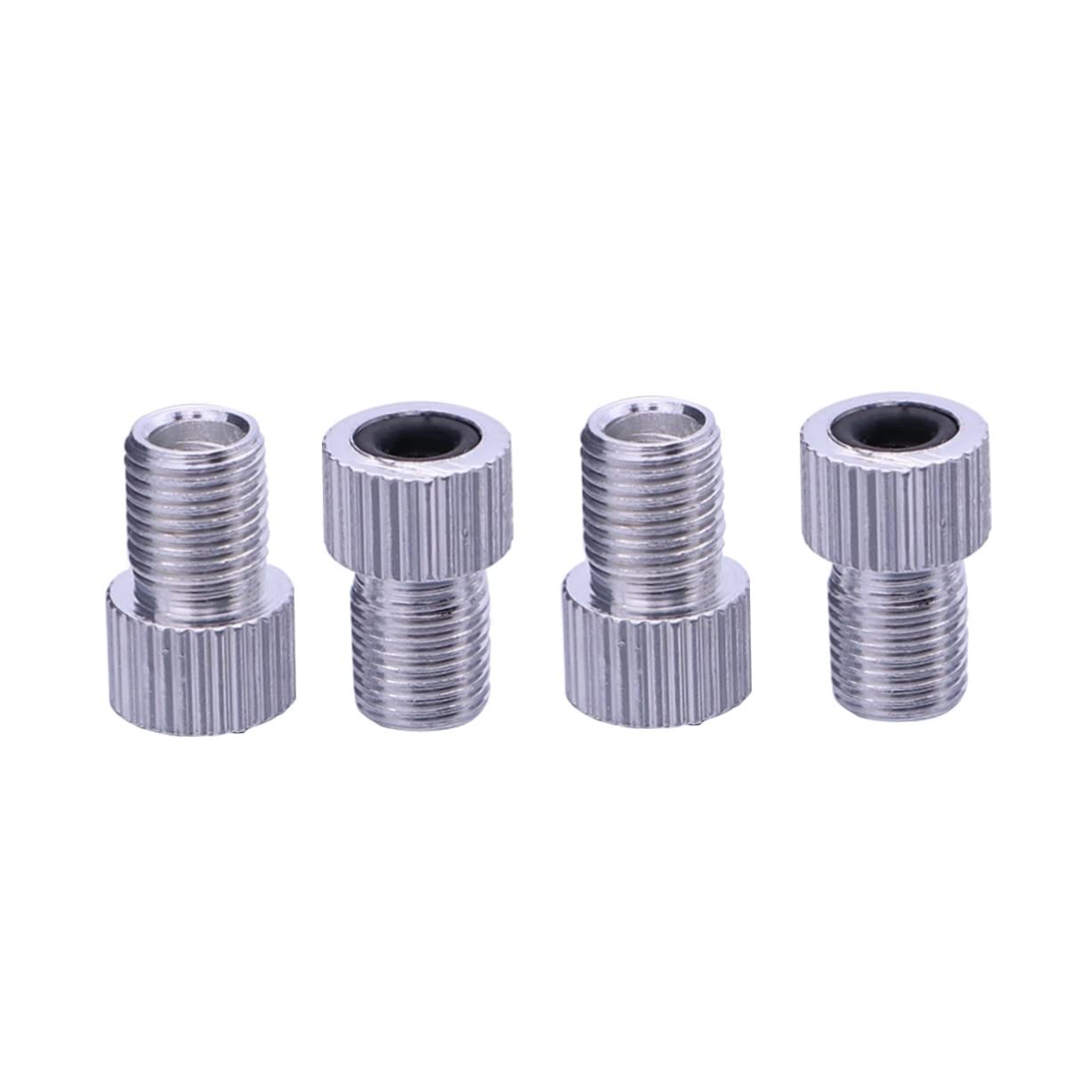 Parliky 4Stücke Aluminium Ventiladapter für Fahrräder zu Hochwertige Aluminiumlegierung zu Installieren für Luftpumpen und Kompressoren Parliky 4Stücke Aluminium Ventiladapter für Fahrräder zu Hochwertige Aluminiumlegierung zu Installieren für Luftpumpen und Kompressoren von Parliky