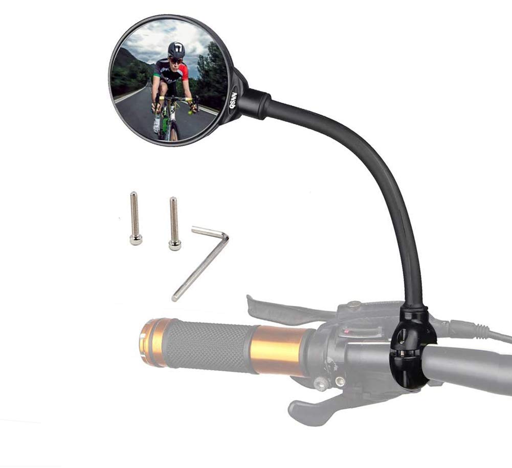 Parti Fahrradspiegel für Lenker 22-32mm, 360° Flexibel Konvex MBT Fahrrad Rückspiegel 3D Weitwinkel Rund Ebike Spiegel, Links&Richtig Universal Fahrrad Spiegel für Mountainbike/Mofa/Rennräder - 1Stück Parti Fahrradspiegel für Lenker 22-32mm, 360° Flexibel Konvex MBT Fahrrad Rückspiegel 3D Weitwinkel Rund Ebike Spiegel, Links&Richtig Universal Fahrrad Spiegel für Mountainbike/Mofa/Rennräder - 1Stück von Parti