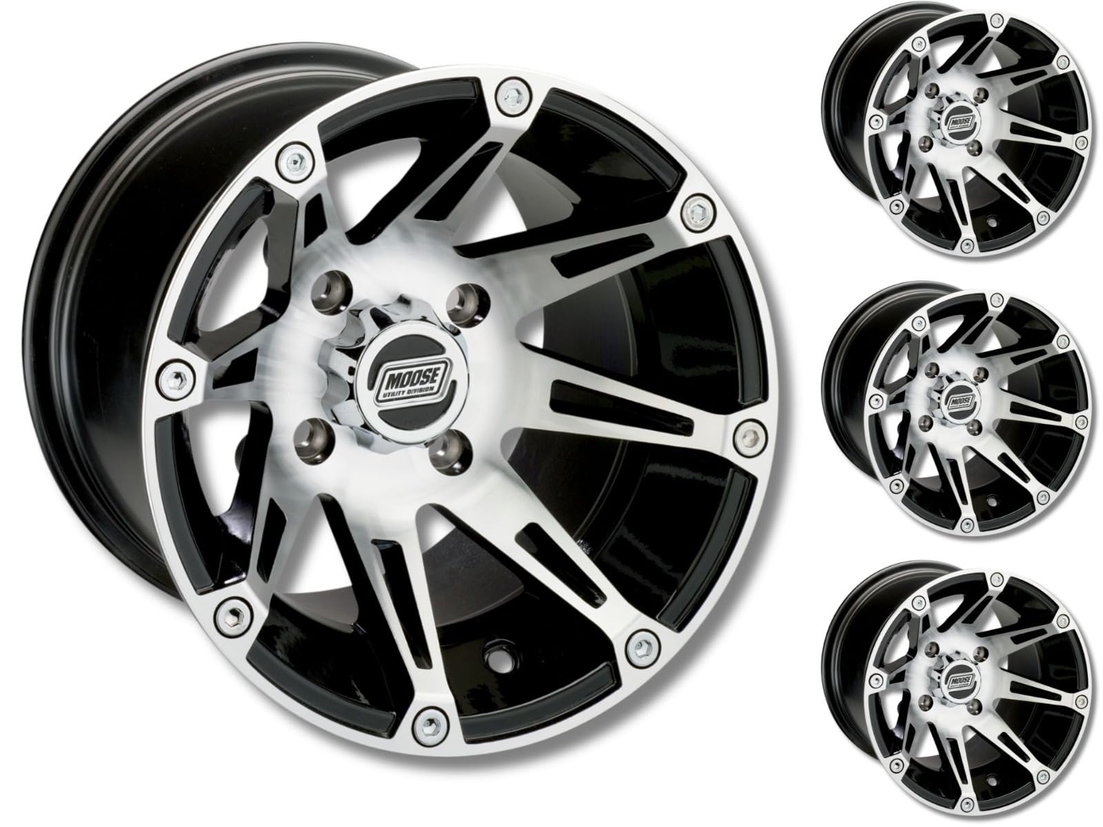 Moose Utility 12" ATV Felgen Satz 387 machined für QJMOTO SFA 600 ATV Moose Utility 12" ATV Felgen Satz 387 machined für QJMOTO SFA 600 ATV von Parts Europe