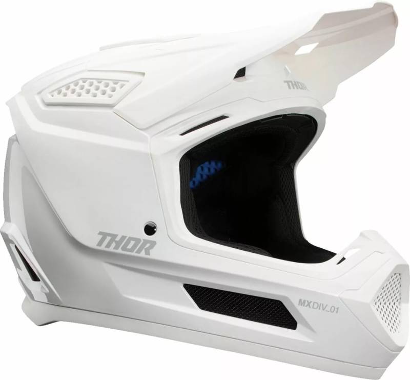 Thor MX Motocross Cross Helm Fleet Whiteout Weiss, Größe: Größe L ( 59-60 ) von Parts Europe