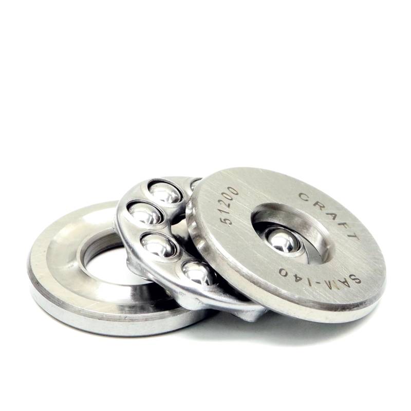 Parts and Parts Axialkugellager 51200 10x26x11mm, DIN 711, hohe axiale Lastaufnahme, einfache Montage, Rillen-Axiallager, langlebige Stahlkonstruktion, Verwendung in Wellen & mechanischen Geräten von Parts and Parts