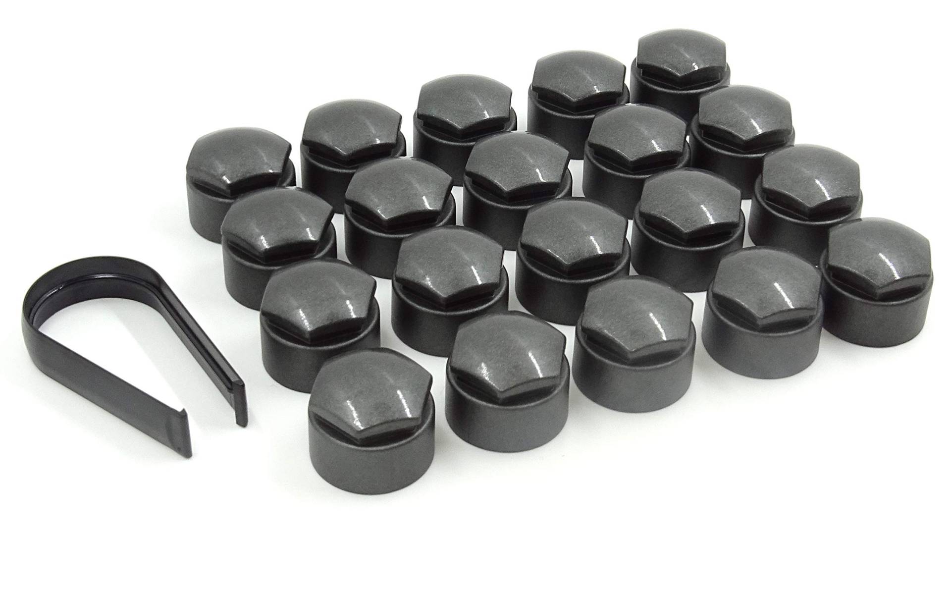 Partsdealers Runde Radmutterabdeckungen für Audi A1, A3, A4, A5, A6, A7, A8, TT, Q3, Q5, Q7, MK2, Q8, 17 mm (dunkelgrau) Partsdealers Runde Radmutterabdeckungen für Audi A1, A3, A4, A5, A6, A7, A8, TT, Q3, Q5, Q7, MK2, Q8, 17 mm (dunkelgrau) von Partsdealers