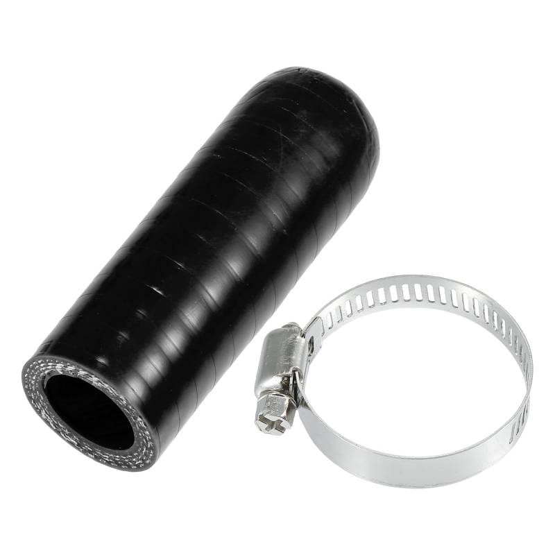 Partuto 1 Satz 20mm 0,79" ID Silikonschlauchkappe Ansaug-Vakuumschlauch-Endstopfen mit Klemme - Auto für Kühlmittel-Heizungsumleitung Vakuum-Wasseranschluss - Silikon Schwarz von Partuto