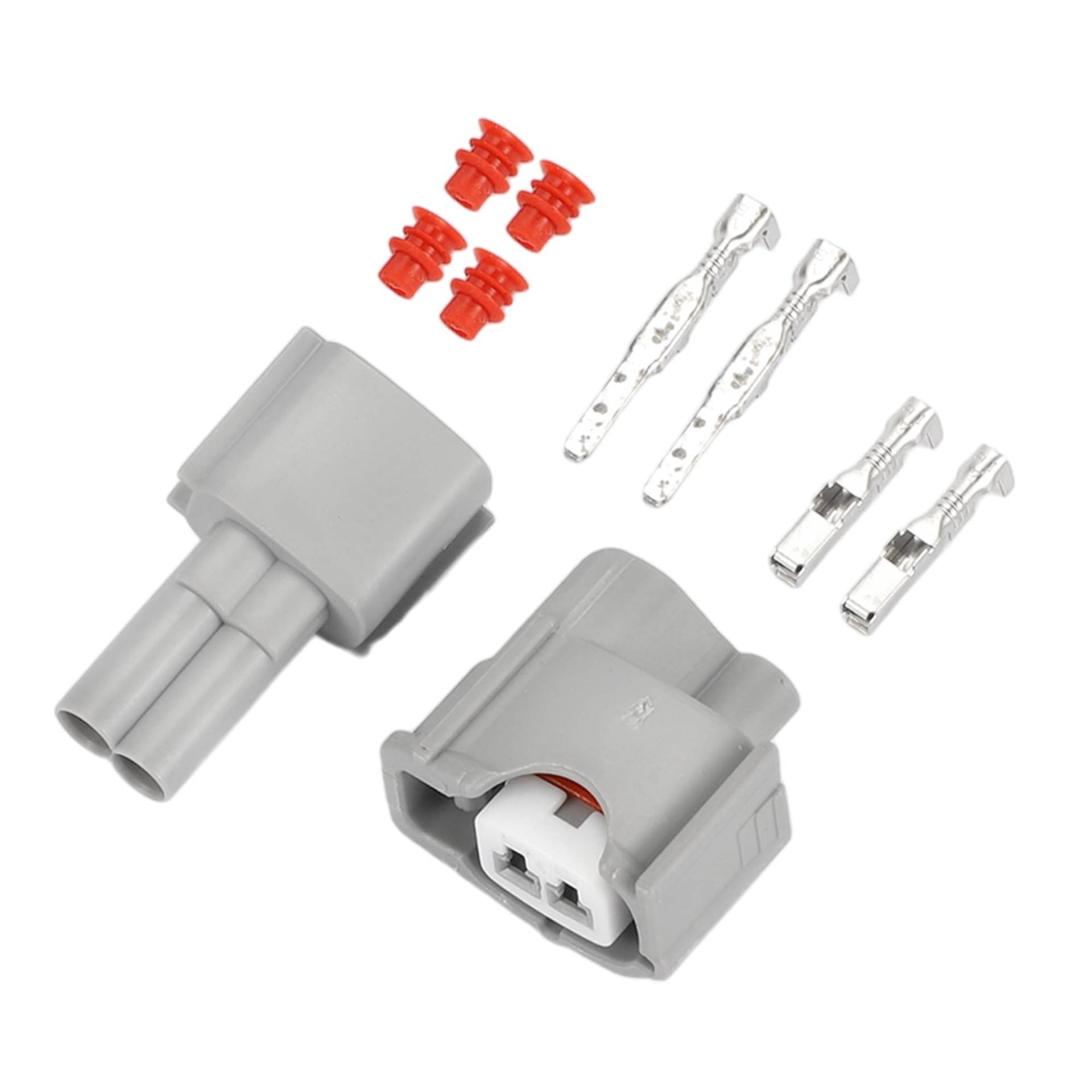 Partuto 2 Pin Kraftstoffeinspritzdüsenstecker Stecker Nr. 9098011875 - Auto männlich weiblich Drahtanschlussstecker - für Toyota Kunststoff Grau - 1 Satz. Partuto 2 Pin Kraftstoffeinspritzdüsenstecker Stecker Nr. 9098011875 - Auto männlich weiblich Drahtanschlussstecker - für Toyota Kunststoff Grau - 1 Satz. von Partuto