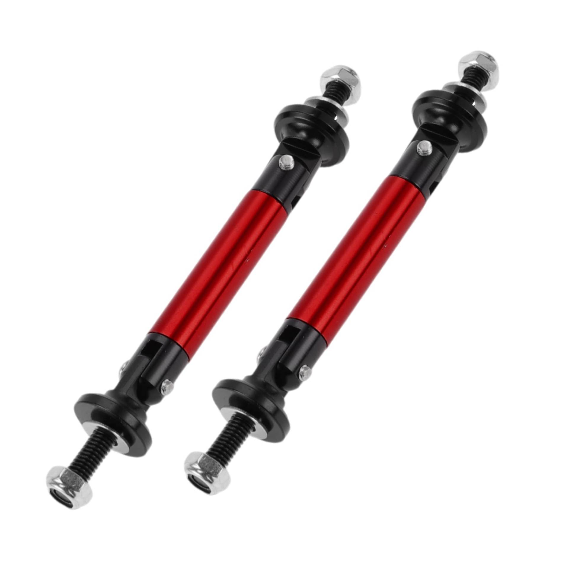 Partuto 2 Stücke 45mm/1.77in Auto Splitter Stützstangen Einstellbare Front- und Heckstoßstange Lippen-Splitter-Strebenstangen Aluminiumlegierung Rot Partuto 2 Stücke 45mm/1.77in Auto Splitter Stützstangen Einstellbare Front- und Heckstoßstange Lippen-Splitter-Strebenstangen Aluminiumlegierung Rot von Partuto