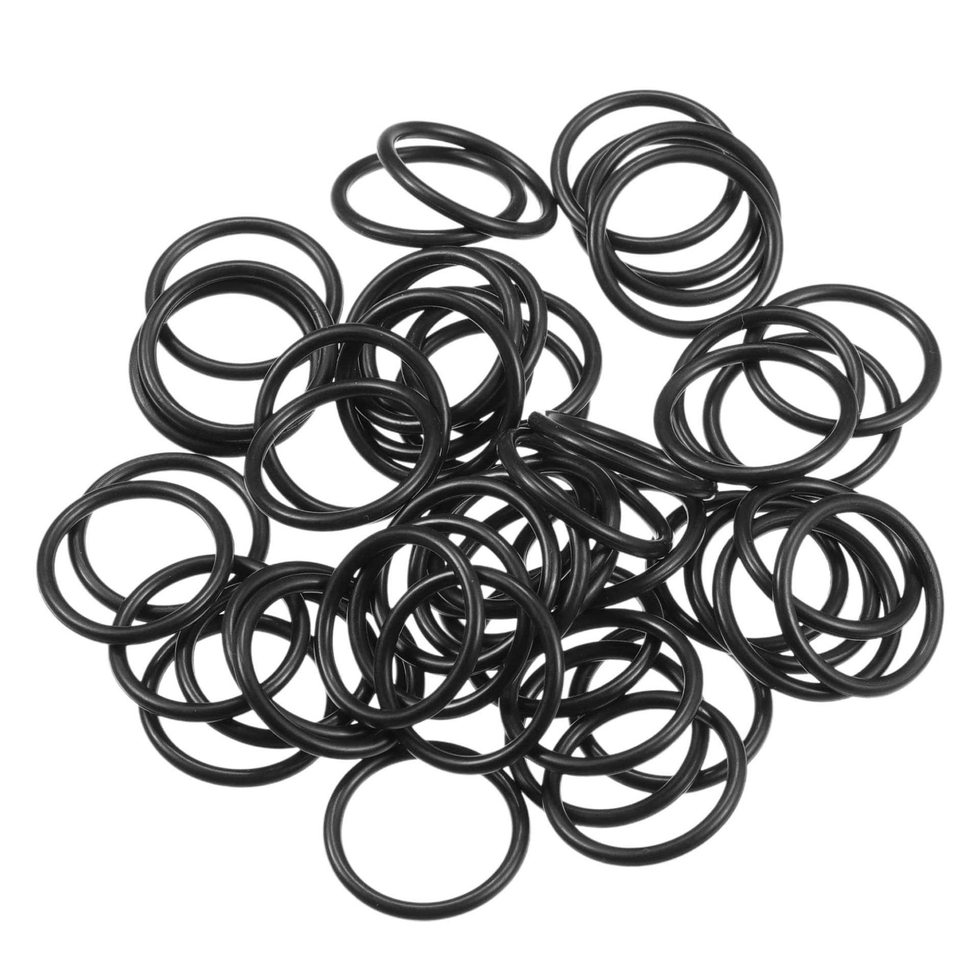 Partuto 50 Stück 17mm ID x 2mm CS Universal Auto O-Ring Dichtung - Auto - Wasserhahn Reparatur LKW SUV Anhänger Rohr Abdichtung Wasserdicht - NBR Gummi Schwarz Partuto 50 Stück 17mm ID x 2mm CS Universal Auto O-Ring Dichtung - Auto - Wasserhahn Reparatur LKW SUV Anhänger Rohr Abdichtung Wasserdicht - NBR Gummi Schwarz von Partuto