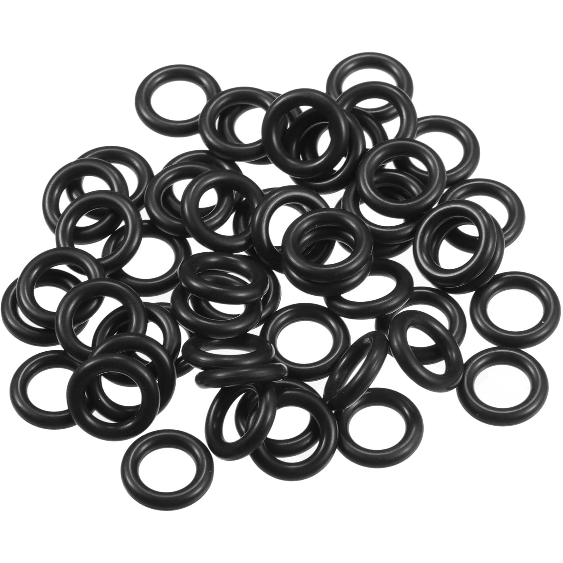Partuto 50 Stück 6mm ID x 2mm CS Universal Auto O-Ring Dichtung - Auto - Wasserhahn Reparatur LKW SUV Anhänger Rohr Abdichtung Wasserdicht - NBR Gummi Schwarz Partuto 50 Stück 6mm ID x 2mm CS Universal Auto O-Ring Dichtung - Auto - Wasserhahn Reparatur LKW SUV Anhänger Rohr Abdichtung Wasserdicht - NBR Gummi Schwarz von Partuto