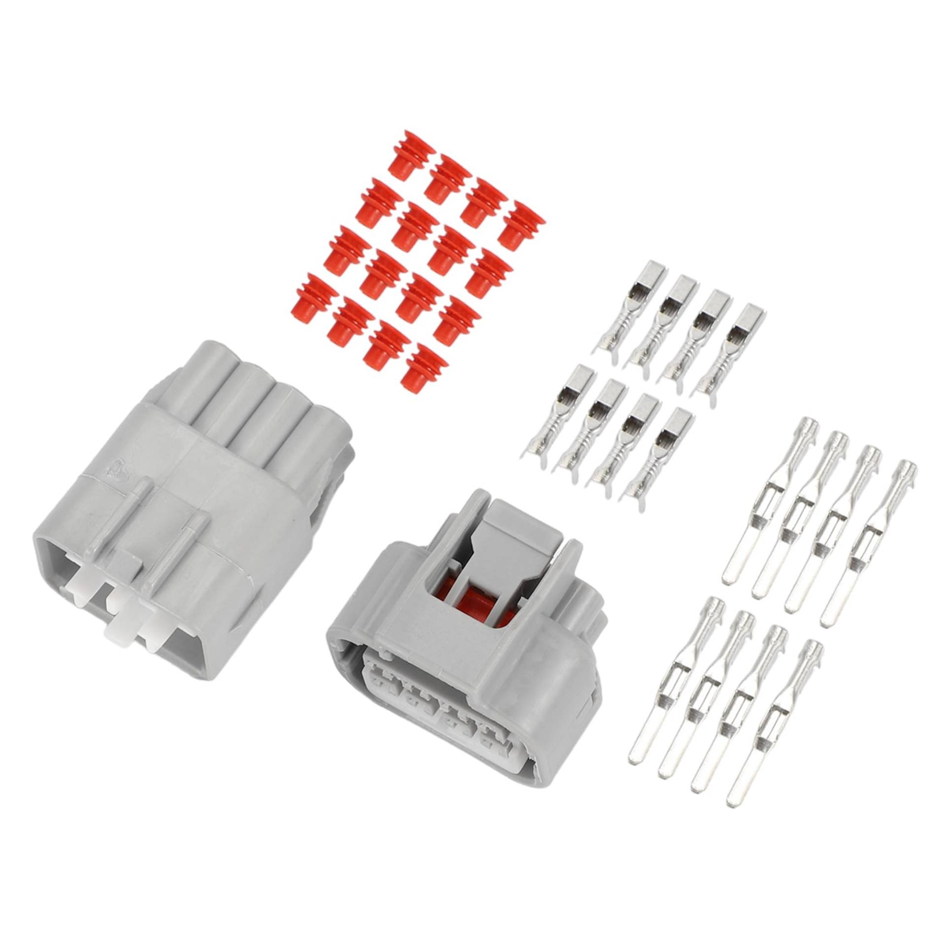 Partuto 8 Pin Scheinwerfer Wasserdichter Stecker - Auto Stecker Kabel Terminal Stecker - für Toyota Kunststoff Grau - 1 Satz. Partuto 8 Pin Scheinwerfer Wasserdichter Stecker - Auto Stecker Kabel Terminal Stecker - für Toyota Kunststoff Grau - 1 Satz. von Partuto
