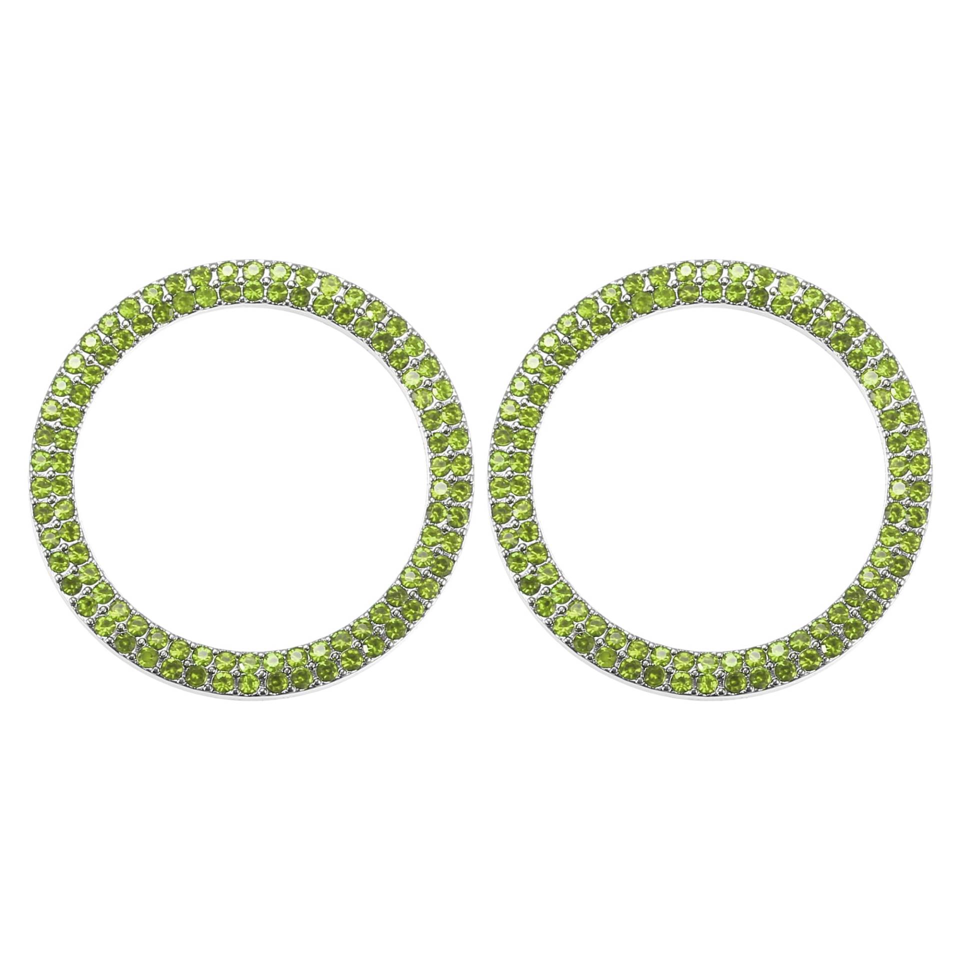 Partuto Universaler Bling Auto Motor Start Stop Knopf Abdeckung, Ein-Klick Startknopf Ring Aufkleber Faux Kristall Strass Zündknopf Verzierung Grün, 2 Stück Partuto Universaler Bling Auto Motor Start Stop Knopf Abdeckung, Ein-Klick Startknopf Ring Aufkleber Faux Kristall Strass Zündknopf Verzierung Grün, 2 Stück von Partuto