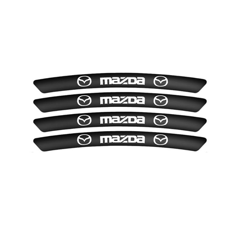 3D Metall Embleme Sticker Auto Körper KofferraumtüR Chrom Abzeichen Dekoration für Mazda 3 5 CX5 MX3 MX5 6 RX8 RX7 MX3 MX5 CX7 ufkleber Logo,A von PartyUnix