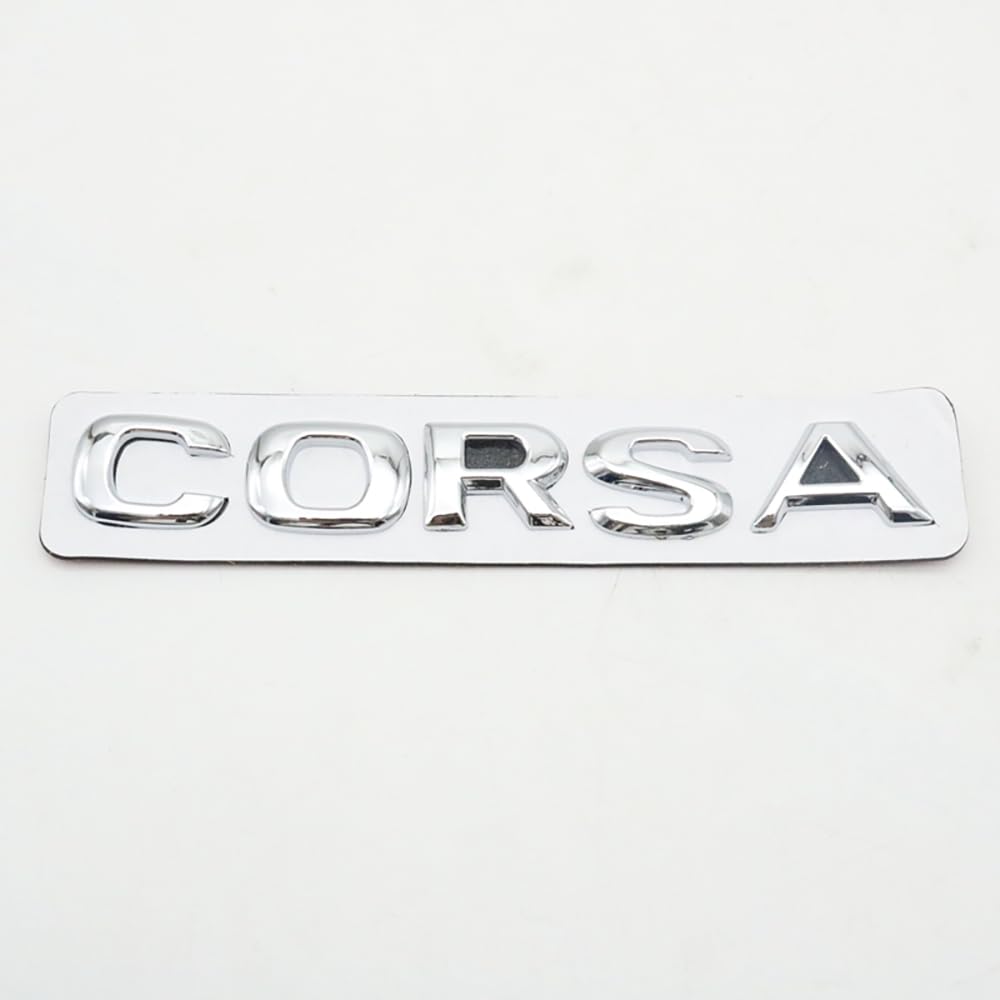 3D Metall Embleme Sticker Auto Körper KofferraumtüR Chrom Abzeichen Dekoration für Opel Heck Corsa ufkleber Logo von PartyUnix
