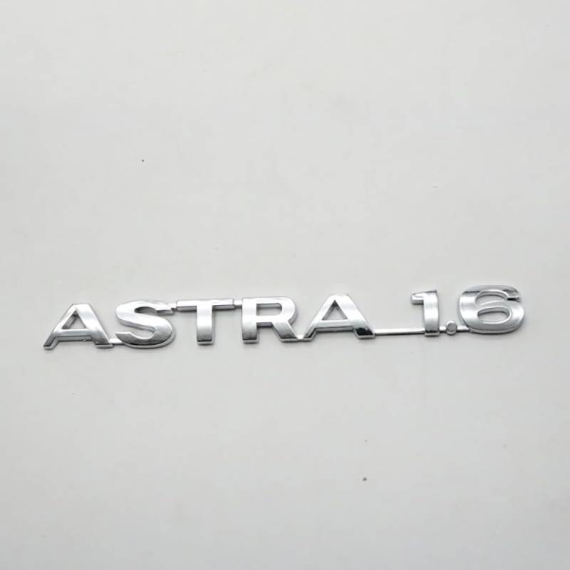 3D Metall Embleme Sticker Auto Körper KofferraumtüR Chrom Abzeichen Dekoration für Opel Vauxhall Astra 1.6 ufkleber Logo von PartyUnix