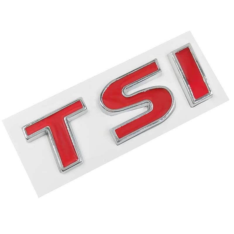 3D Metall Embleme Sticker Auto Körper KofferraumtüR Chrom Abzeichen Dekoration für TSI ufkleber Logo von PartyUnix
