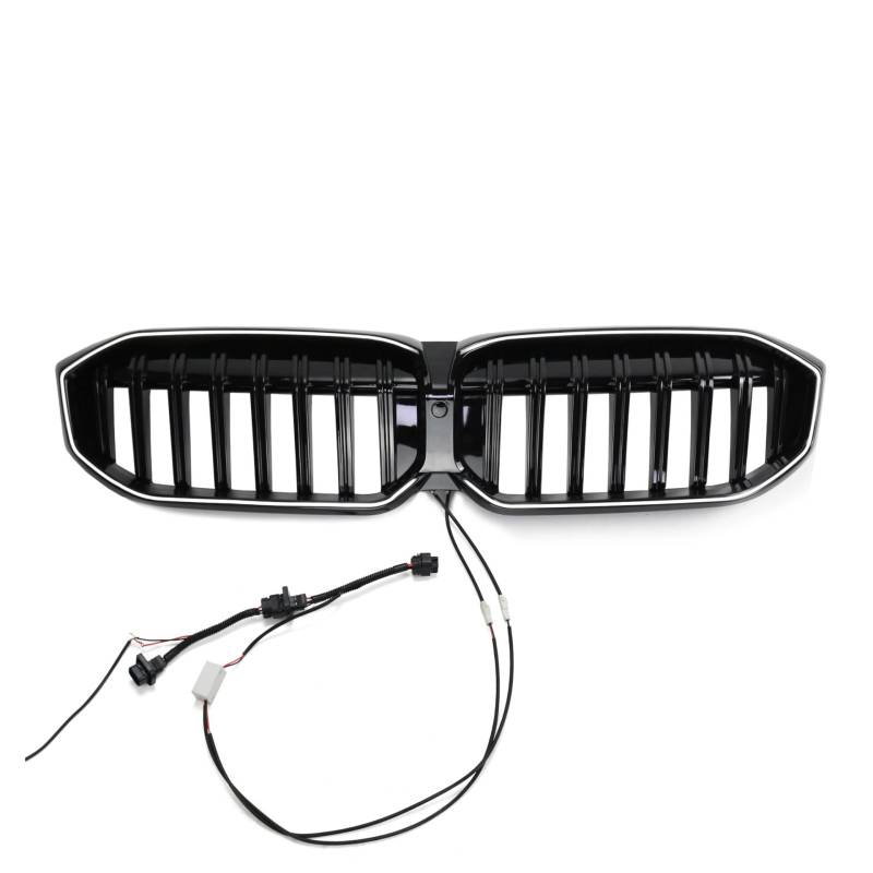 Auto Front Grill für BMW 3 Series E46 2002-2004, Staubdicht Wasserdicht Sport Front Gitter Kühler Auto Zubehör von Passion88