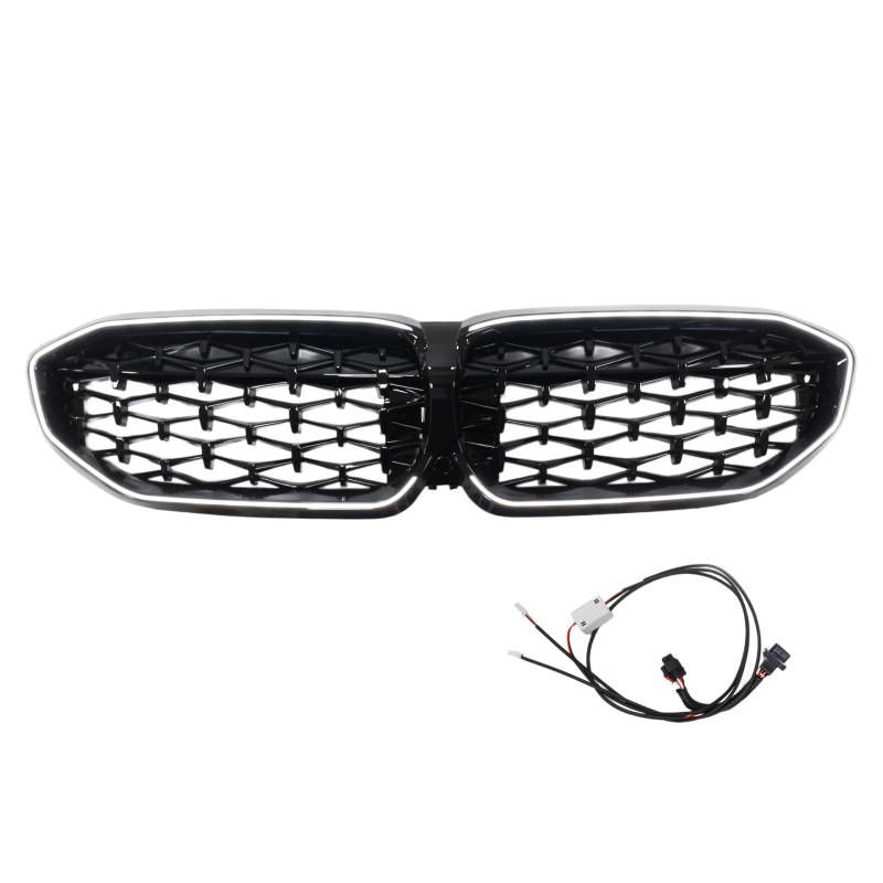 Auto Front Grill für BMW 3 Series G20 2019-2022, Staubdicht Wasserdicht Sport Front Gitter Kühler Auto Zubehör von Passion88
