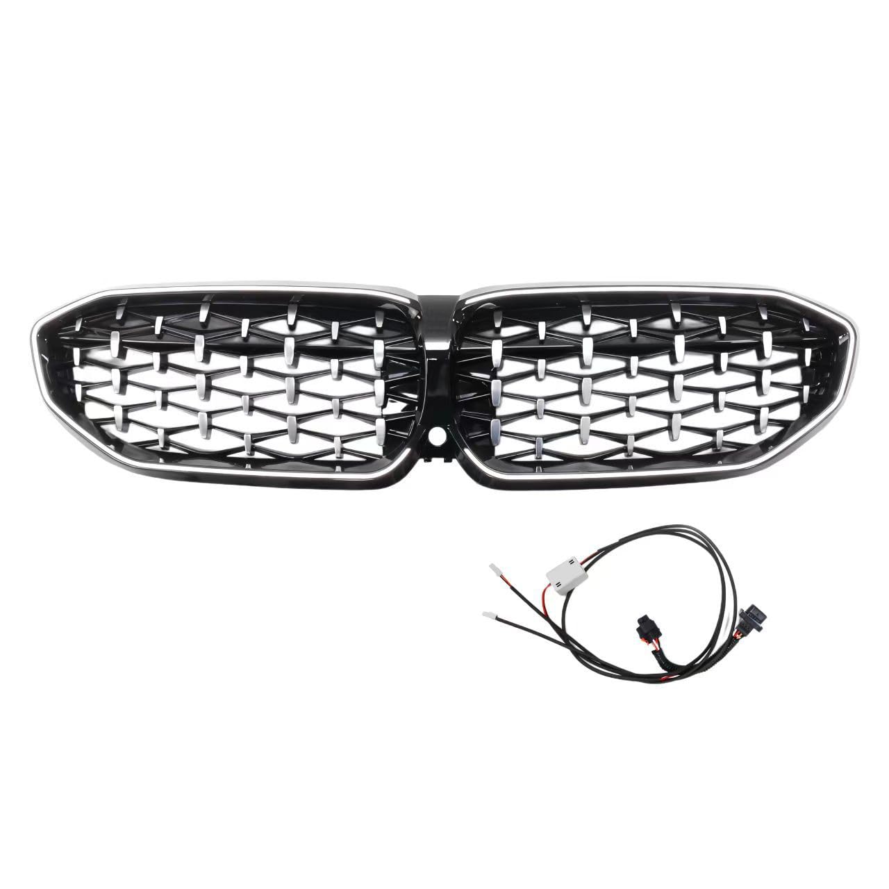 Auto Front Grill für BMW 3 Series G20 2019-2022, Staubdicht Wasserdicht Sport Front Gitter Kühler Auto Zubehör Auto Front Grill für BMW 3 Series G20 2019-2022, Staubdicht Wasserdicht Sport Front Gitter Kühler Auto Zubehör von Passion88