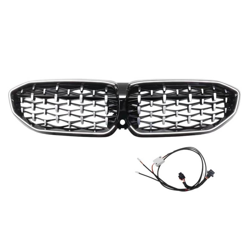 Auto Front Grill für BMW 3 Series G20 2019-2022, Staubdicht Wasserdicht Sport Front Gitter Kühler Auto Zubehör von Passion88