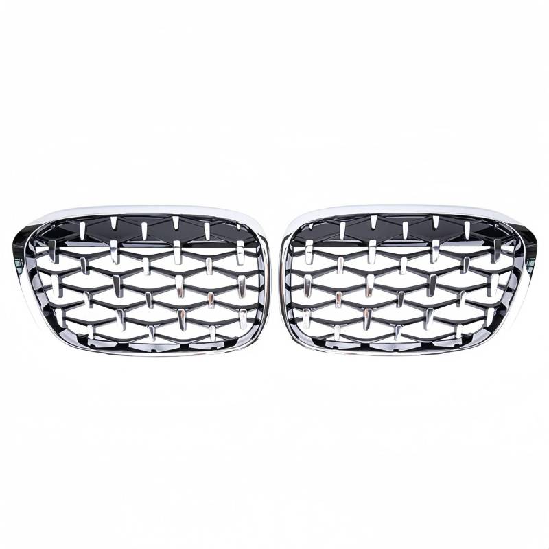Passion88 Auto Front Grill für BMW X1 F48 2015-2018, Staubdicht Wasserdicht Sport Front Gitter Kühler Auto Zubehör von Passion88