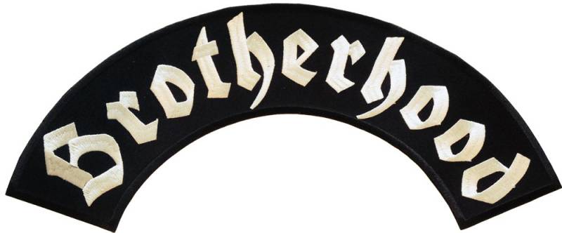 Brotherhood Streetfighter Motorradclub MC Biker BACKPATCH Aufnäher Aufbügler von Patch