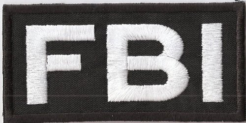FBI Counterstrike Gamer Patch Go global Offensive Counter Terrorist Unit USA Zocker Aufnäher mit Stickerei zum aufnähen, Computerspiel Applikation für Mousepad/Tasche/Jacke, 110x55mm von PATCH KING