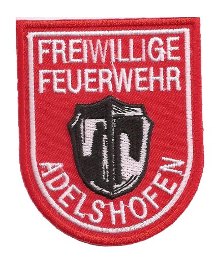 Patch Freiwillige Feuerwehr ADELSHOFEN Uniform Kappe Abzeichen Aufnäher von Patch