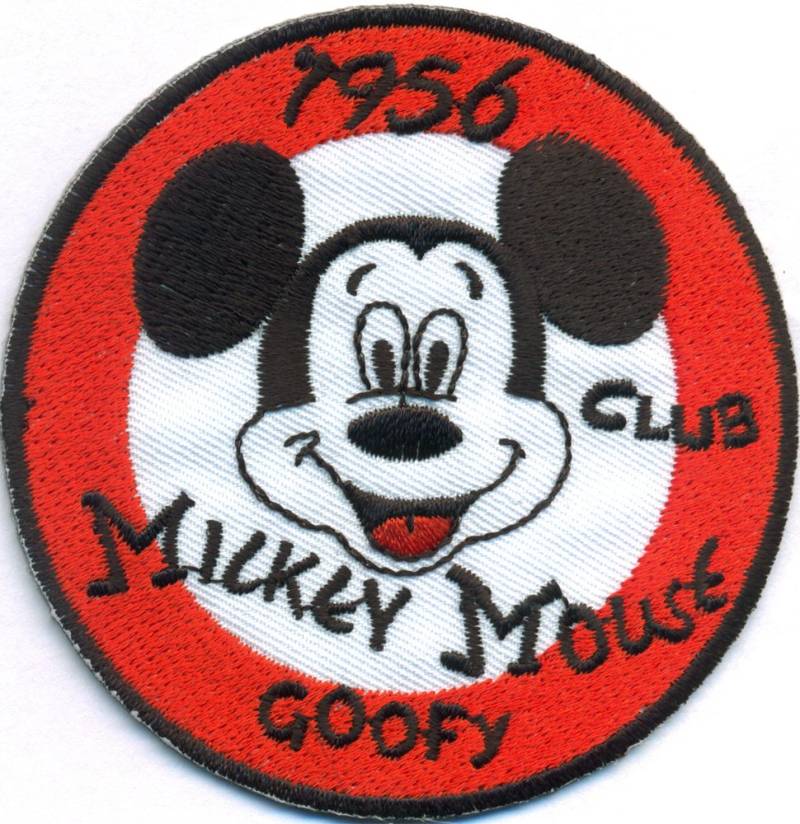 MICKEYMOUSE Mickey Mouse Goofy 1956 Vintage Old School Aufnäher Patch von Patch