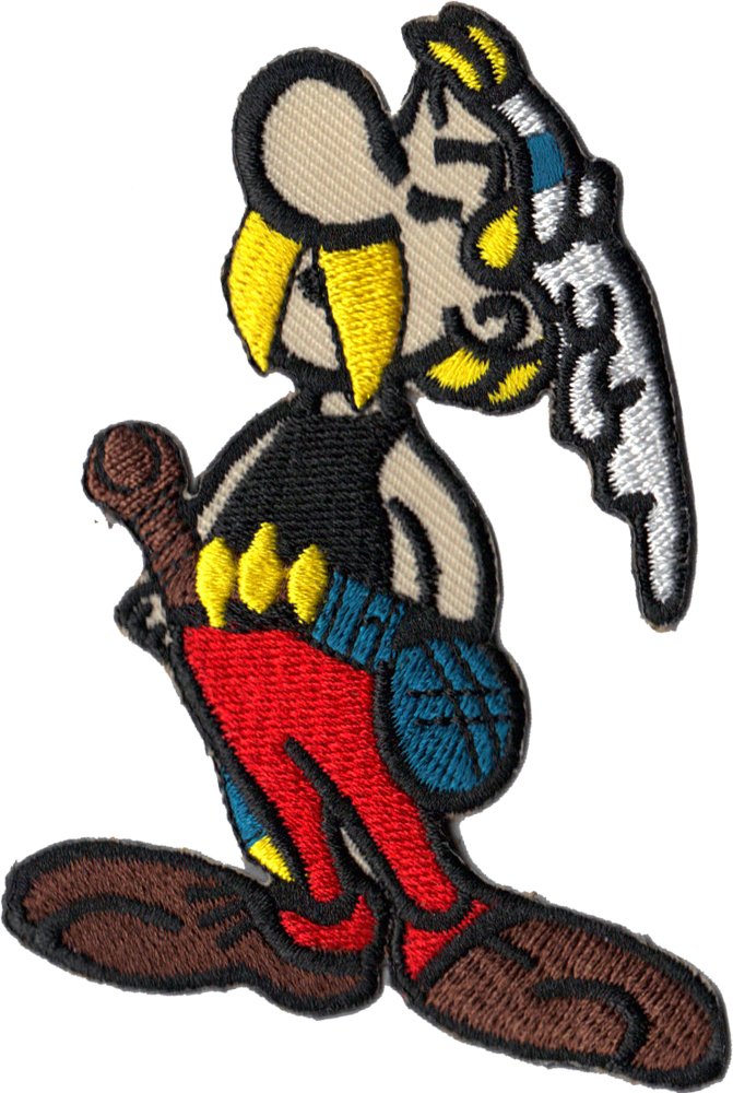 Patch Asterix und Obelix Wickinger Vicking Gallier Comic Biker Rockabilly Aufnäher von Patch