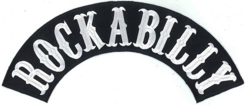 Patch Rockabilly Kutten Weste XXL BACKPATCH Rocker Biker Aufnäher Aufbügler von Patch