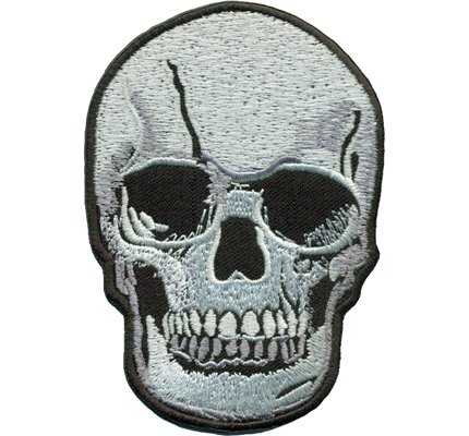 Totenkopf Skullhead Totenkopf Biker Death Metal Aufnäher Patch Aufbügler von Patch