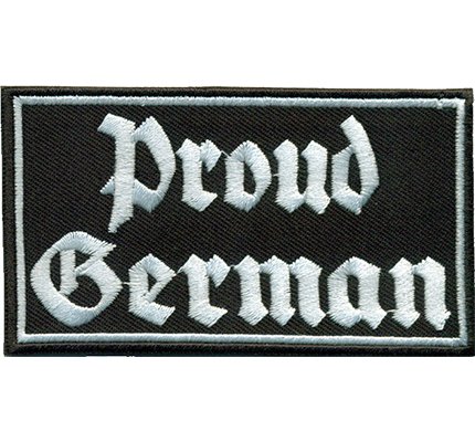 Proud German Stolzer Deutscher Biker Motorcycle Punk Anarchy Aufnäher Patch Proud German Stolzer Deutscher Biker Motorcycle Punk Anarchy Aufnäher Patch von Patch
