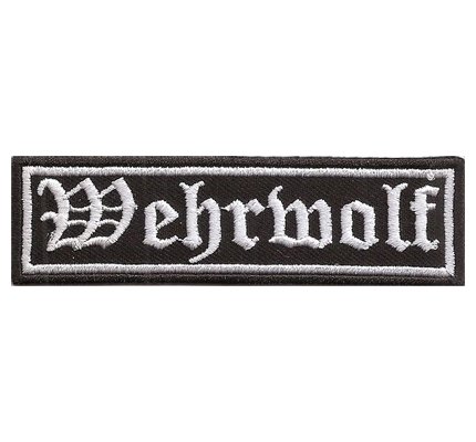 Wehrwolf, Biker Rocker Chopper Motorrad Heavy Metal Aufnäher Patch Abzeichen von Patch