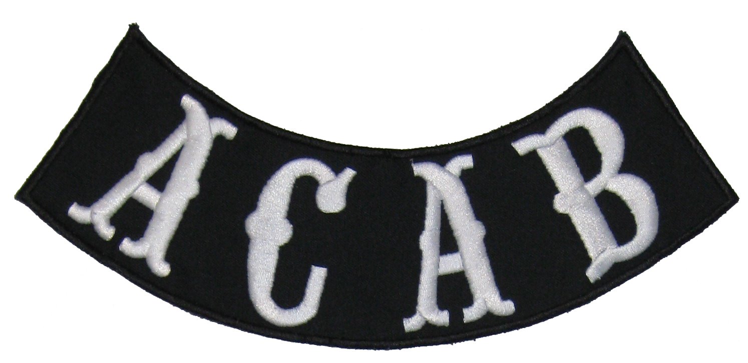XXL ACAB BACKPATCH Ultras Biker Heavy Metal Aufnäher XXL ACAB BACKPATCH Ultras Biker Heavy Metal Aufnäher von Patch