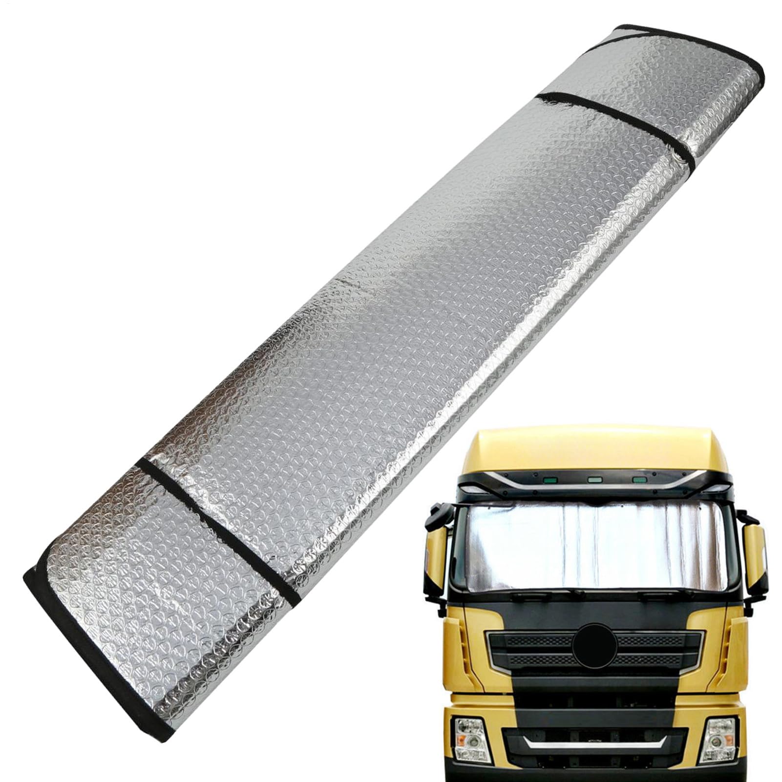 Thermomatte Fahrerhaus Innen, 220x80 cm Auto Frontscheibenabdeckung Innen, Sonnenschutz Auto Frontscheibe Innen Faltbar, Innen Sonnenblende Für Verdunkelung, Wärmeisolierung Und Privatsphäre Thermomatte Fahrerhaus Innen, 220x80 cm Auto Frontscheibenabdeckung Innen, Sonnenschutz Auto Frontscheibe Innen Faltbar, Innen Sonnenblende Für Verdunkelung, Wärmeisolierung Und Privatsphäre von Patifirst
