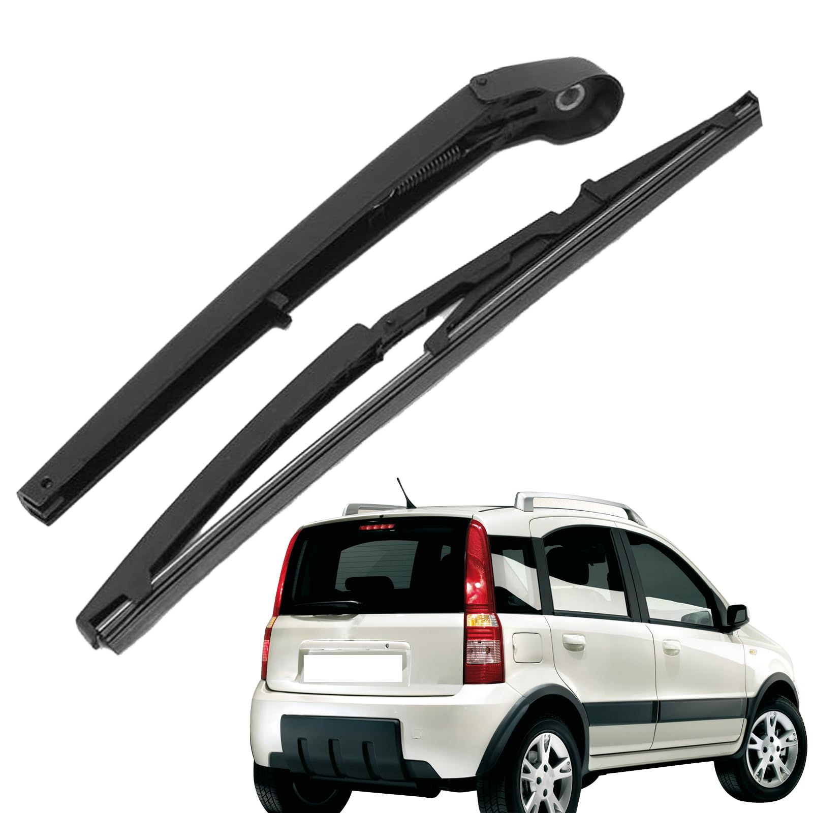 Scheibenwischer Hinten,Auto-Heckwischer-Heckscheibenwischerarm-Blattsatz 46835901 Ersatz Für Panda 169 2003-2012 Scheibenwischer Hinten,Auto-Heckwischer-Heckscheibenwischerarm-Blattsatz 46835901 Ersatz Für Panda 169 2003-2012 von Patravious
